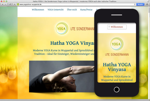 Website yogalehrer-wuppertal.de (responsive)